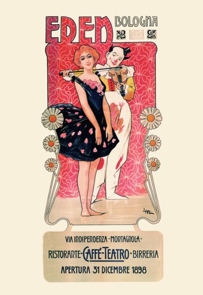Eden: Ristorante-Caffe-Teatro-Birreria 1898