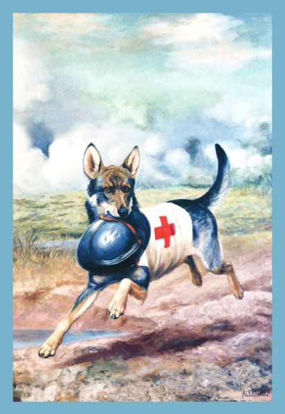 Red Cross Dog 1918
