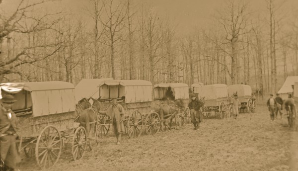 Washington, District of Columbia. Ambulance train at Harewood Hospital. Miller. (v.7, p. 313 - Ambulance train at City Point, Va. 1863