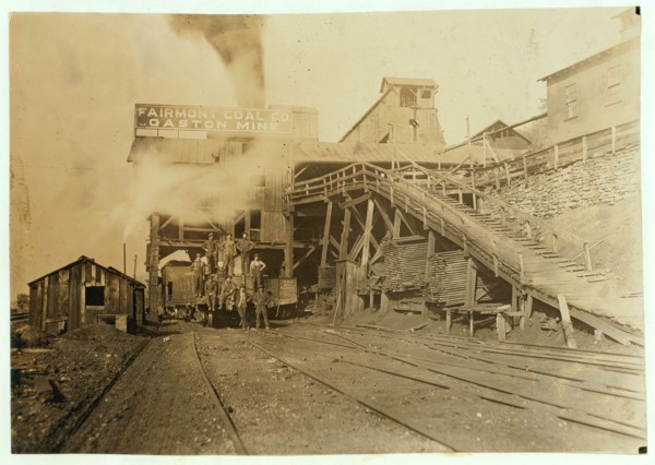 A tipple, Gaston mine. 1908
