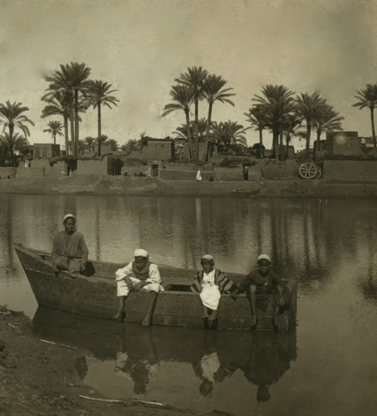 A typical Egyptian village in the Nile Valley 1911