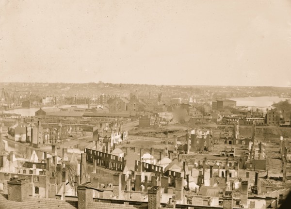 Aerial View of the Confederate Capital at Richmond 1865