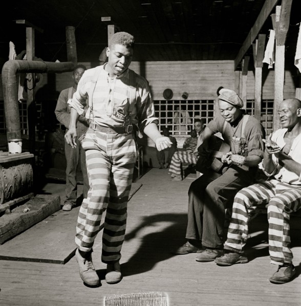 African American In the convict camp in Greene County, Georgia 1941