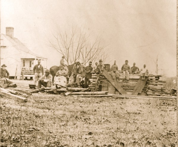 Aiken's House, James River, Va. 1863