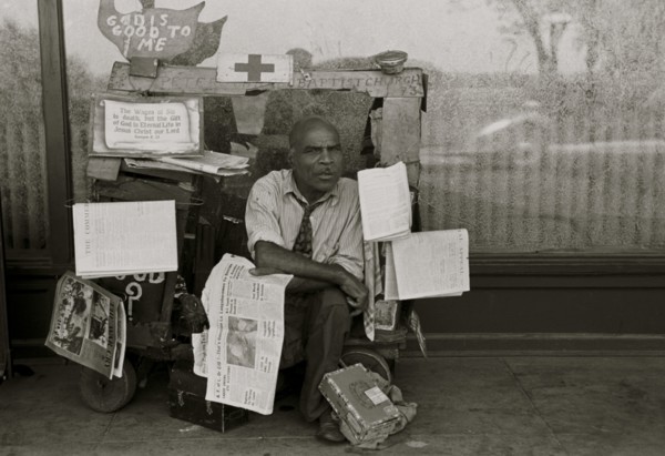 African American Newsstand, Memphis, Tennessee 1938