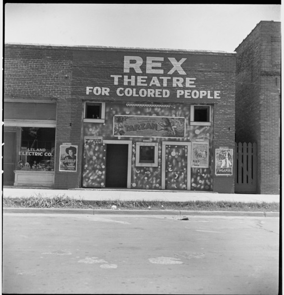 African American Segregated Mississippi Movie Theatre 1937