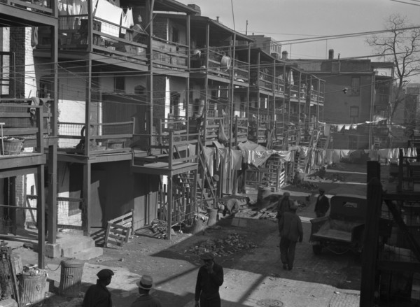 African American Slums. Washington, D.C.

 1935