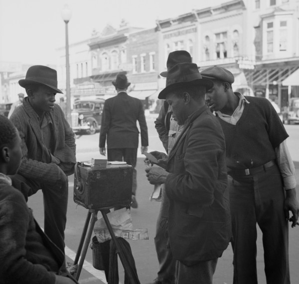 African American Street photographer. Smithfield, North Carolina 1938
