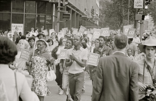 Poor People's March at Lafayette Park and on Connecticut Avenue 1968
