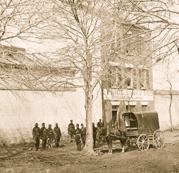 Alexandria, Virginia. Slave pen. (Price, Birch & Co. dealers in slaves) 1863