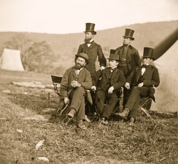 Maj. Allan Pinkerton, Secret Service Department and friends 1863