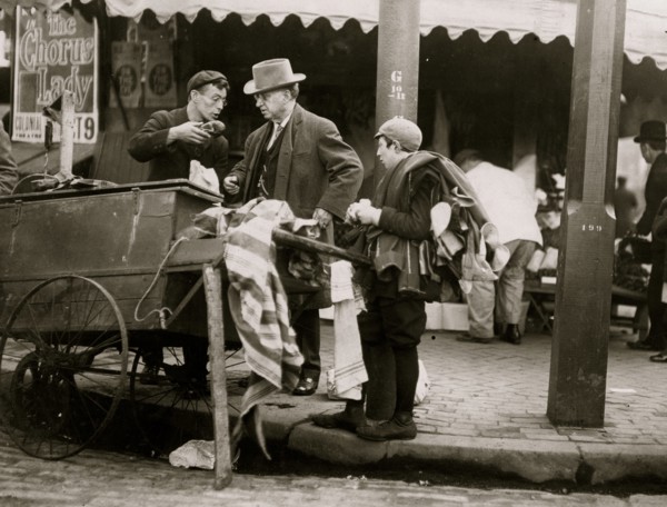 A Typical Errand Boy Minding Another Boy's Business 1909