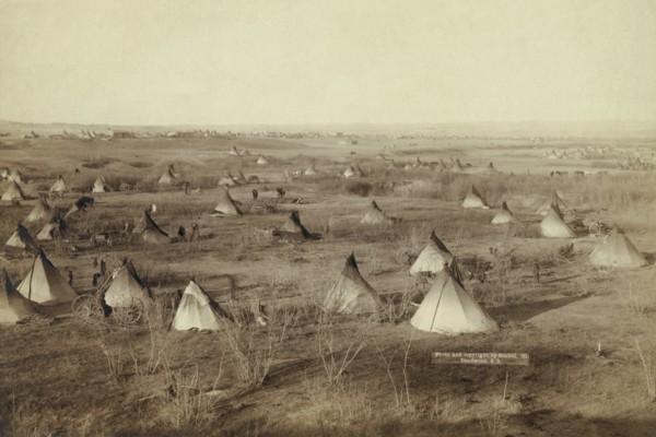 Native American Encampment - Lakota Indians 1890