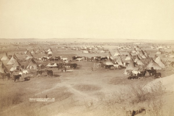 Native American Encampment - Lakota Indians 1890