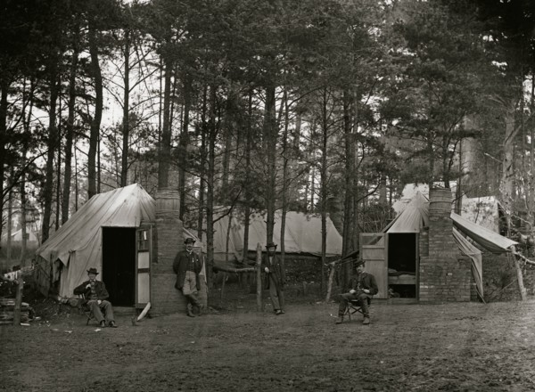 Brandy Station, Va. Quarters of Capt. Harry Clinton, quartermaster, Provost Guard 1864