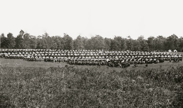 Brandy Station, Va., vicinity. Large wagon park 1864