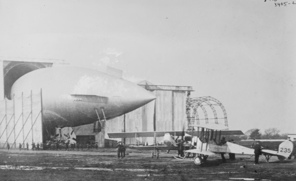 British airship, PARSEVAL & army aeroplanes
