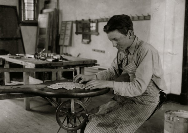 Cabinet work. Training School for Deaf Mutes 1917