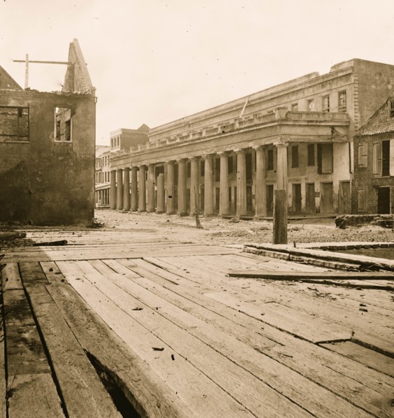 Charleston, South Carolina. Vendue Range 1865