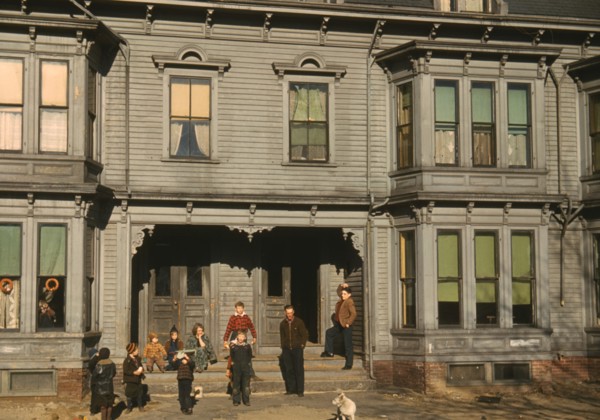 Children in the tenement district, Brockton, Mass 1910