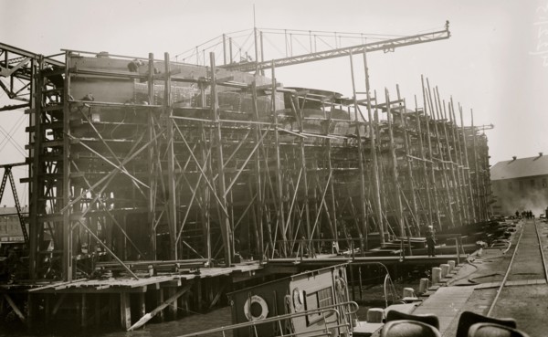 Construction of the Battleship Arizona 1915