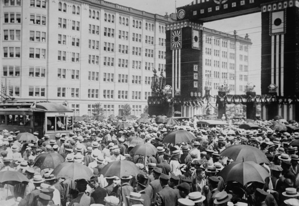 Opening of the Railroad Station in Tokyo