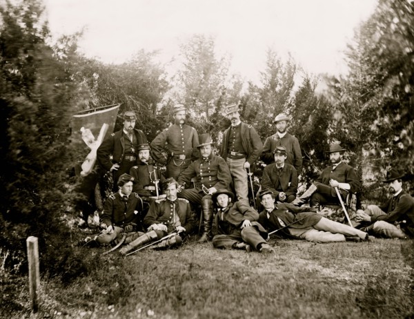 Culpeper, Va. Gen Robert O. Tyler and staff of the Artillery Reserve 1863