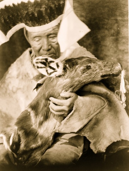 Dancer with black deer effigy 1923