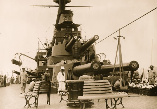 Deck scene - MINAS GERAES 1912
