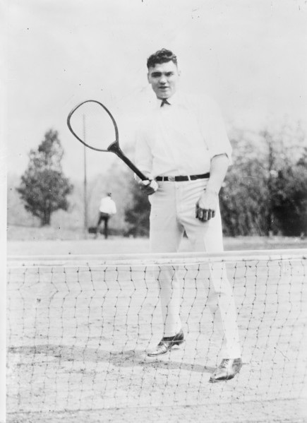 Dempsey Playing Tennis 1915