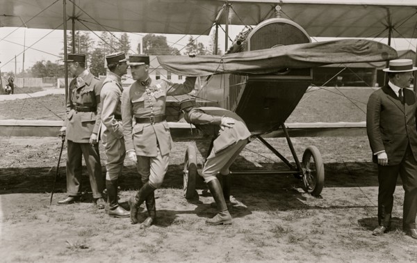 French Army aviators at Mineola
