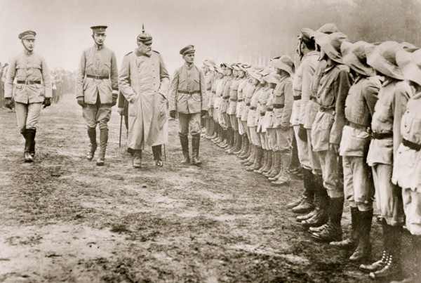 Gen. Von Stenglin and Boy Scouts, Berlin