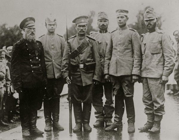 German And Austrian prisoners in Russia