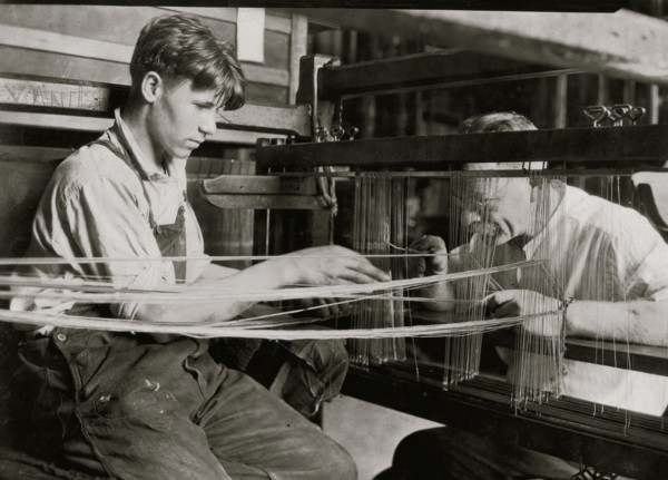 Giving Instruction on the manufacturing of silk 1924