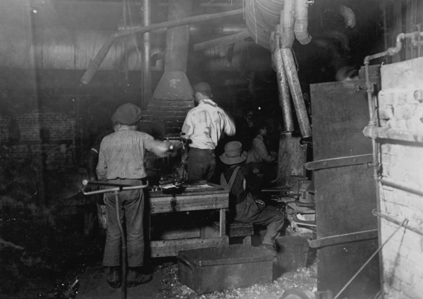 Glass works 1908