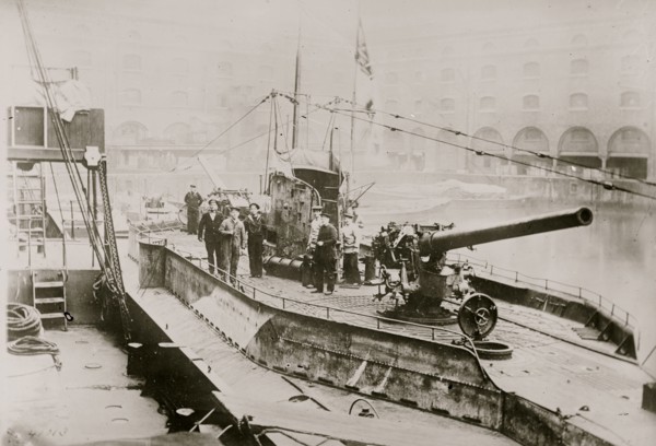 Gun on U Boat Submarine L57