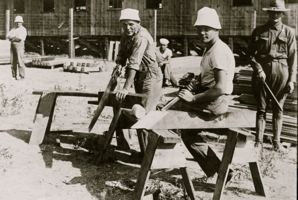 Interned Germans Building. barracks 1918