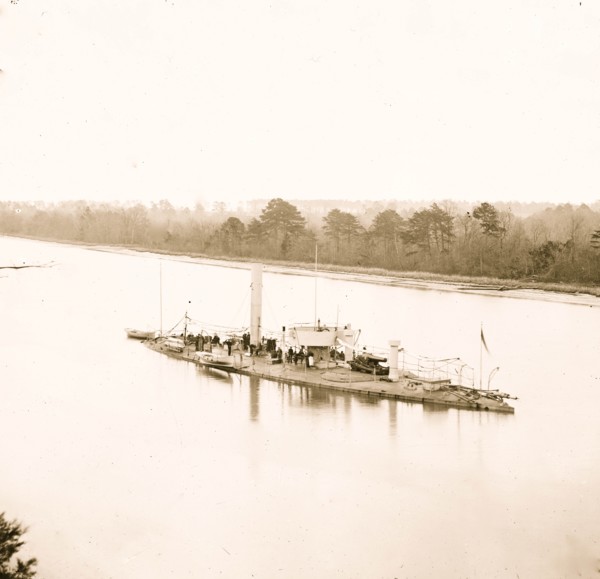 James River, Va. U.S.S. Casco, light-draft monitor 1863