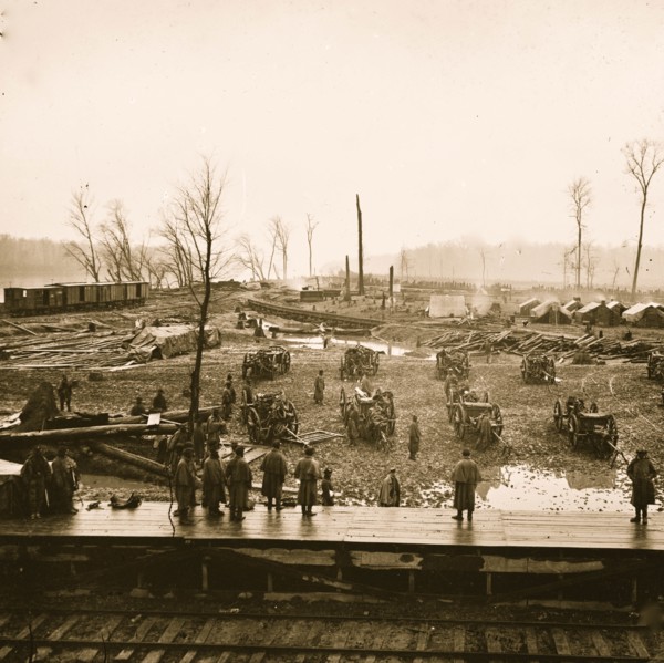 Johnsonville, Tenn. Camp of Tennessee Colored Battery 1864