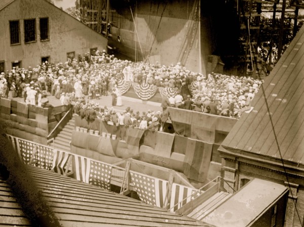 Launching party -- ARIZONA 1916