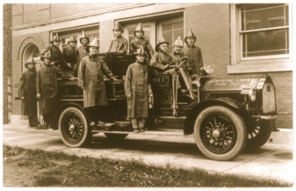 Men of the Crystal Lake Fire Dept. 1914