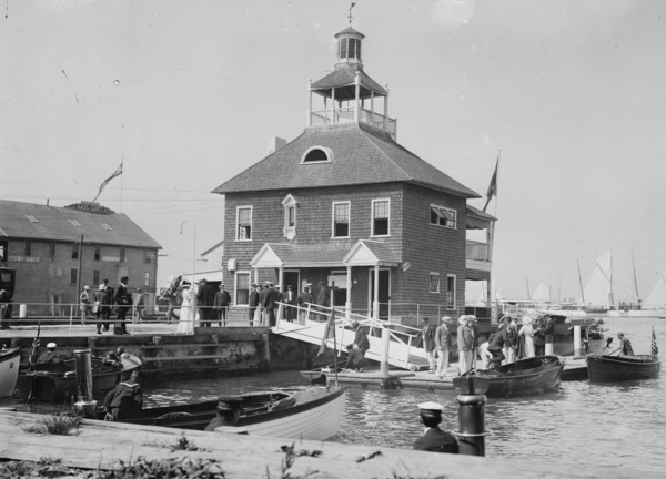 New York Yacht Club Landing at Newport , Rhode Island 1912