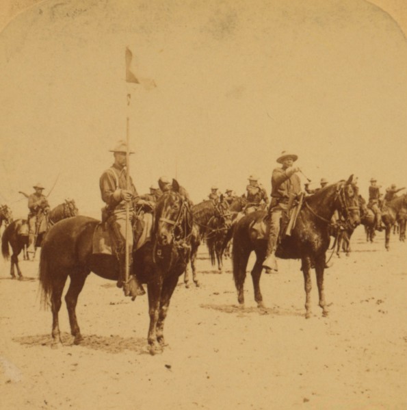 Ninth U.S. Cavalry--famous Colored Regiment--Draw Sabers! 1898
