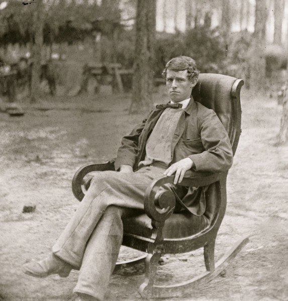 Petersburg, Virginia (vicinity). Military telegraph operator, headquarters, Army of the Potomac 1864