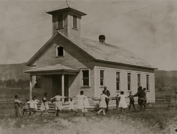 Pleasant Green School--one-room colored school near Marlinton, W. Va 1921