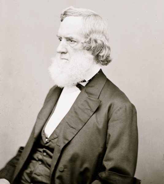 Portrait of Secretary of the Navy Gideon Welles, officer of the United States government 1863