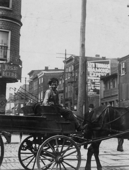 Robert Reynolds Selling papers 4 weeks.  1910