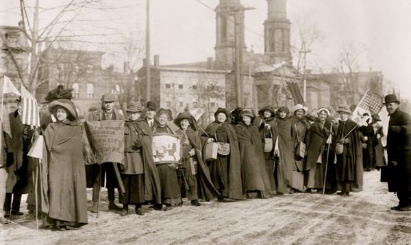 Rosalie Jones, Ida Craft - suffrage hikers  1913