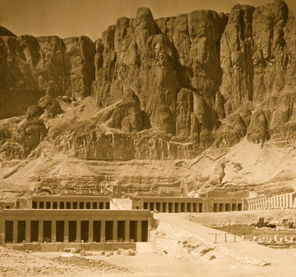 Temple of Der el Barhi, Thebes, Egypt 1908
