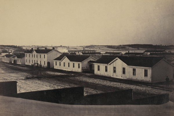 Sickel Hospital, looking toward Fairfax Seminary, January 5, 1865 1863